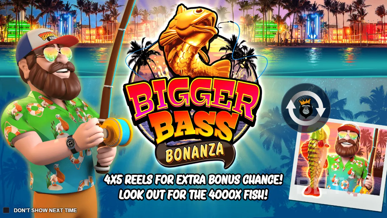Spelet i Bigger Bass Bonanza video slot