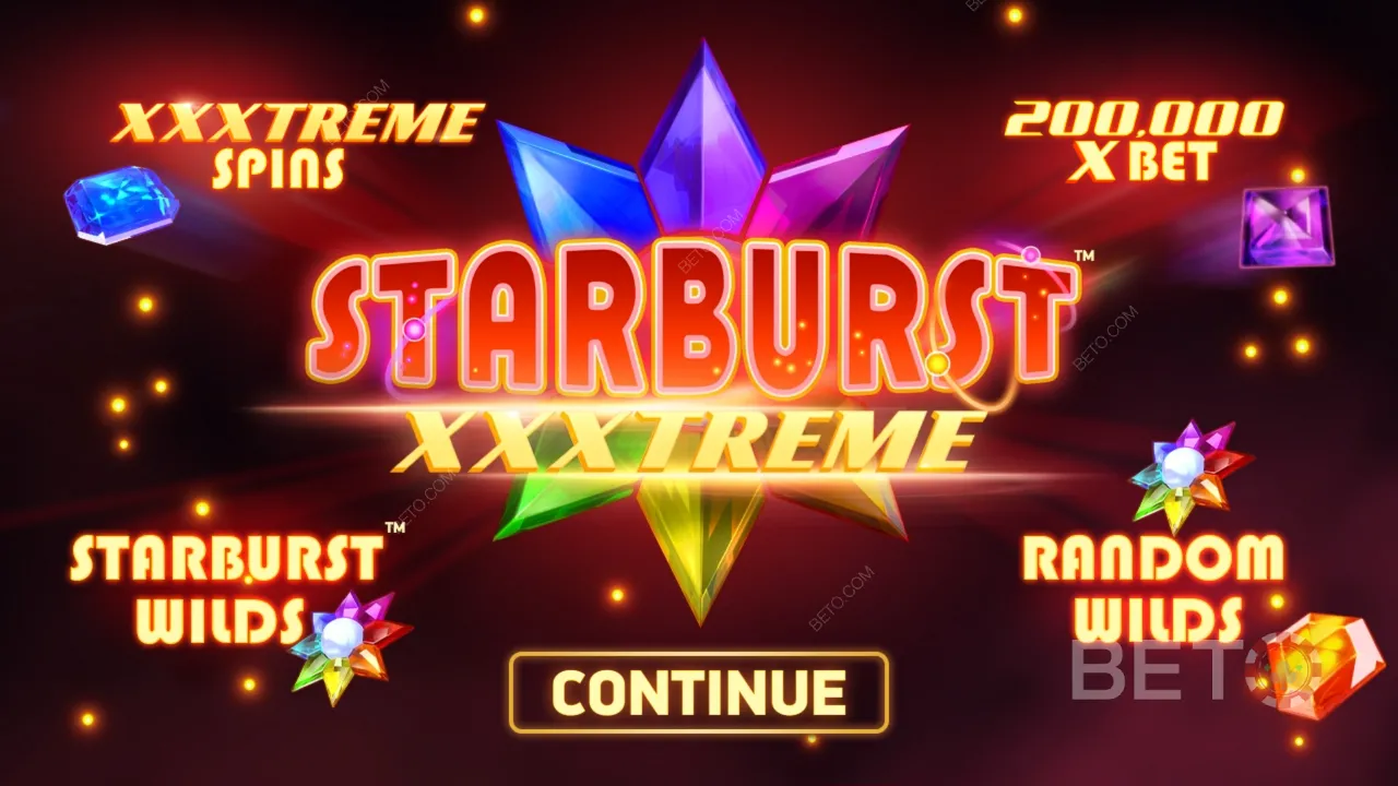 Spelautomat Starburst XXXtreme video slot