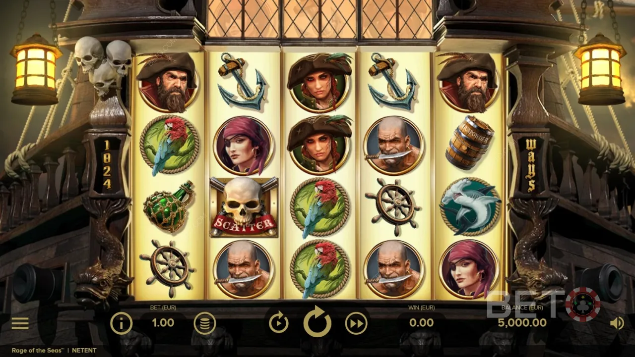 Exempel på gameplay av Rage of the Seas